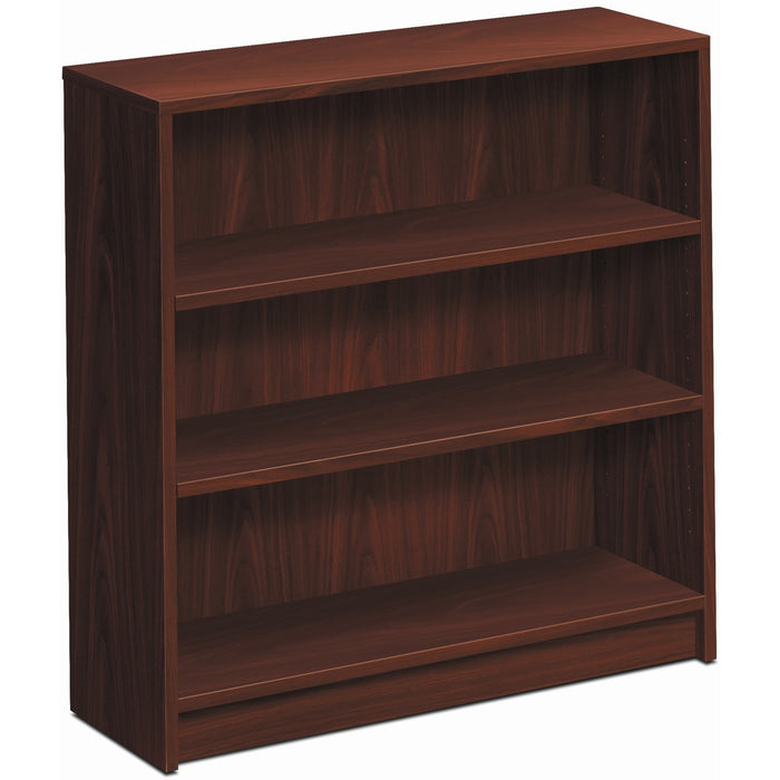 HON 1870 Series Bookcase | 3 Shelves | 36"W | Mahogany Finish - HON1872N