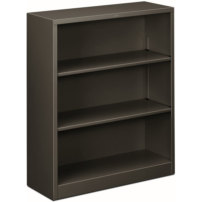 HON Brigade Steel Bookcase | 3 Shelves | 34-1/2"W | Charcoal Finish - HONS42ABCS