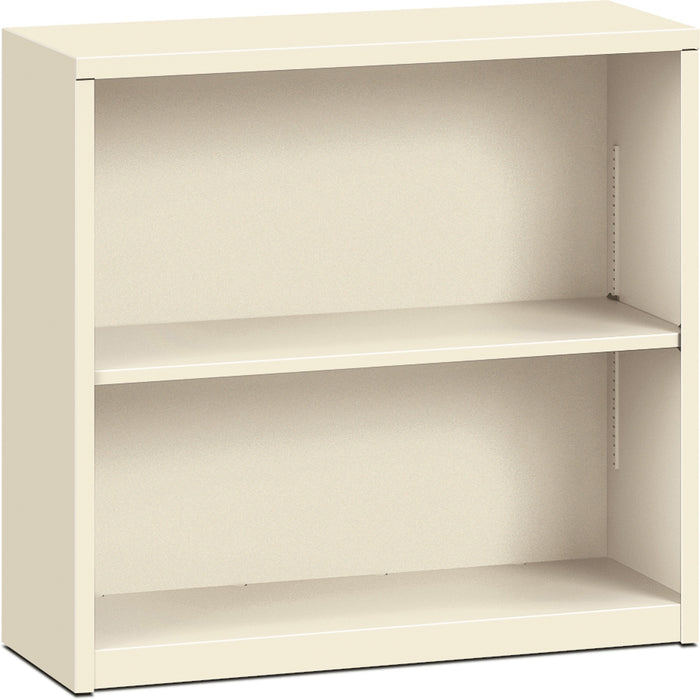 HON Brigade Steel Bookcase | 2 Shelves | 34-1/2"W | Putty Finish - HONS30ABCL