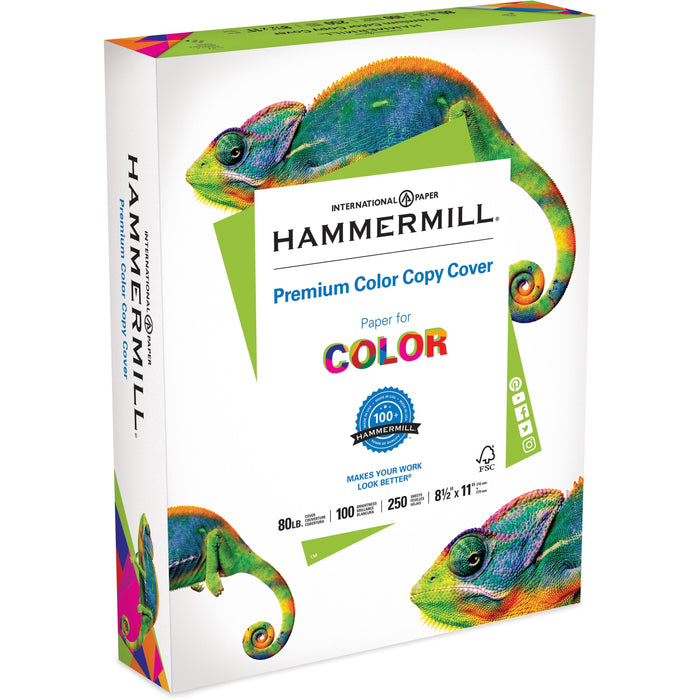 Hammermill Color Copy Cover for Color Copiers, Inkjet & Laser Printers - White - HAM120023