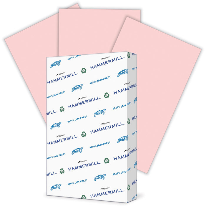 Hammermill Colors Recycled Copy Paper - Pink - HAM103390
