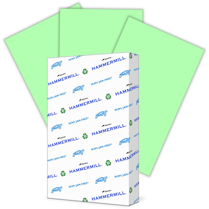 Hammermill Colors Recycled Copy Paper - Green - HAM103374