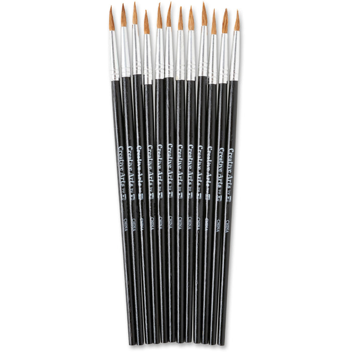 CLI Size 4 Water Color Pointed Brushes - LEO73504
