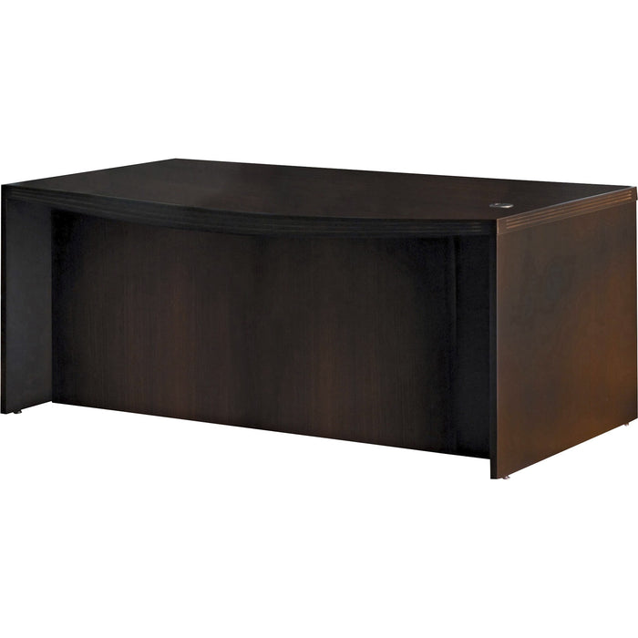 Safco Aberdeen Series 72" Bow Front Desk - SAFABD7242LDC