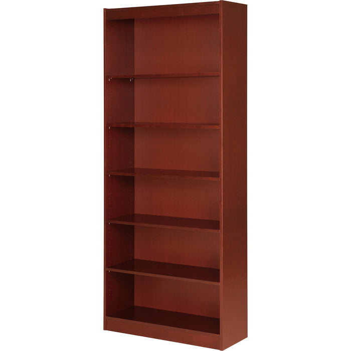Lorell Six Shelf Panel Bookcase - LLR89055