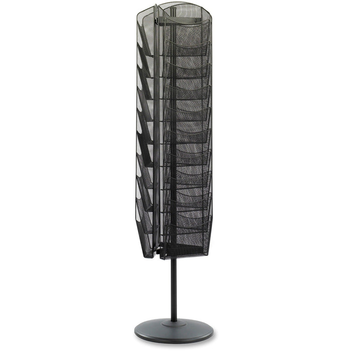 Safco Onyx Rotating Mesh Magazine Rack - SAF5577BL Safco Products