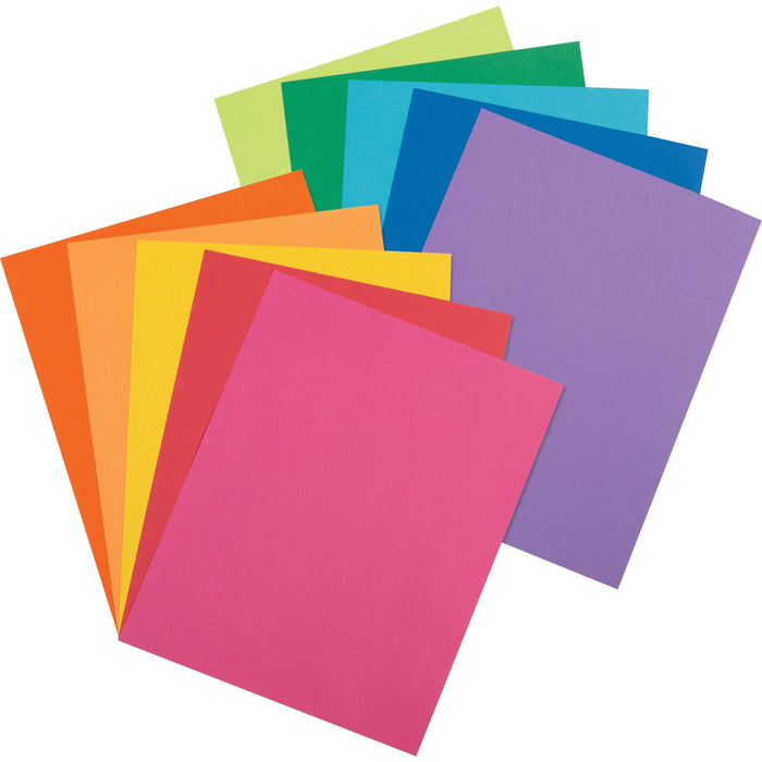 Pacon Colorful Cardstock Assortment - Assorted - PAC101199