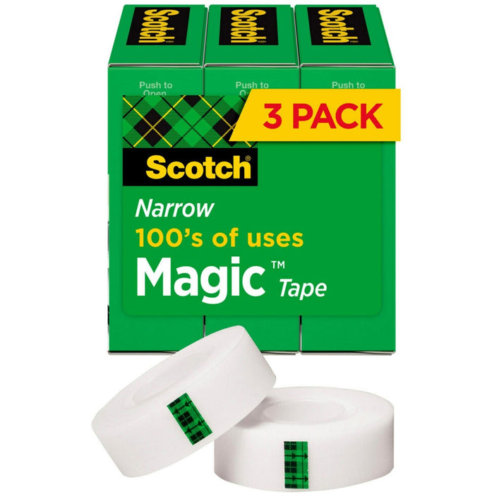 Scotch 1/2"W Magic Tape - MMM810H3