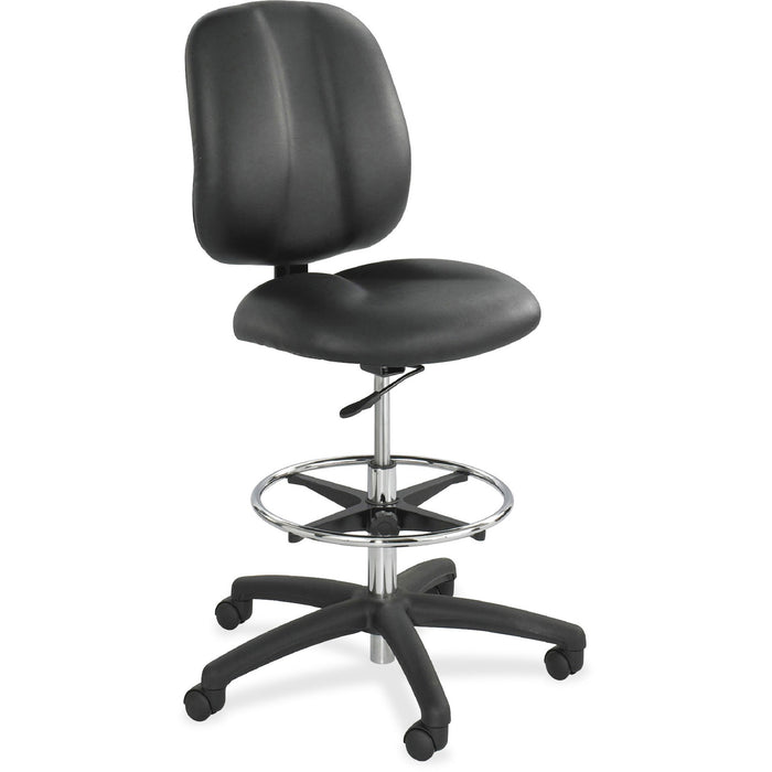 Safco Apprentice II Extended Height Armless Drafting Chair - SAF7084BL