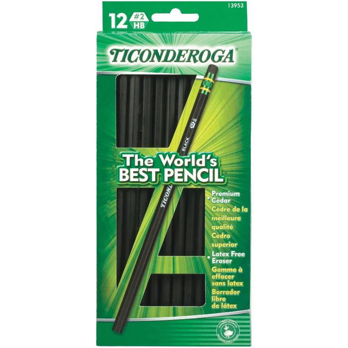 Ticonderoga Matte Black No.2 Pencil - DIX13953