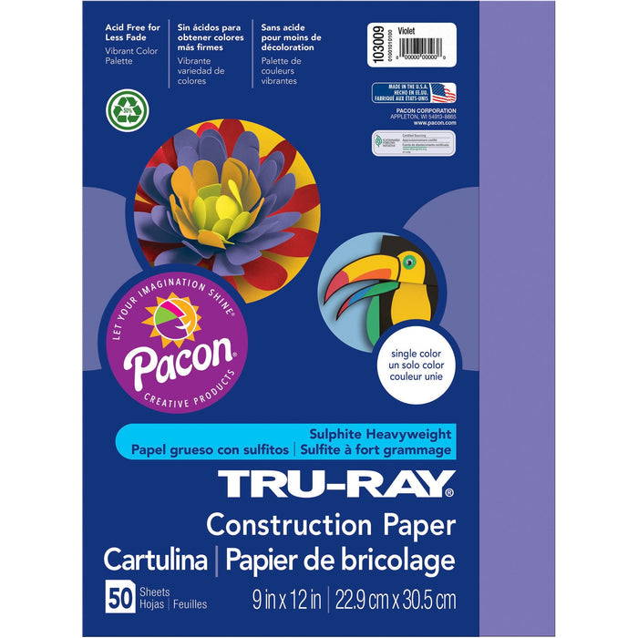 Tru-Ray Heavyweight Construction Paper - PAC103009