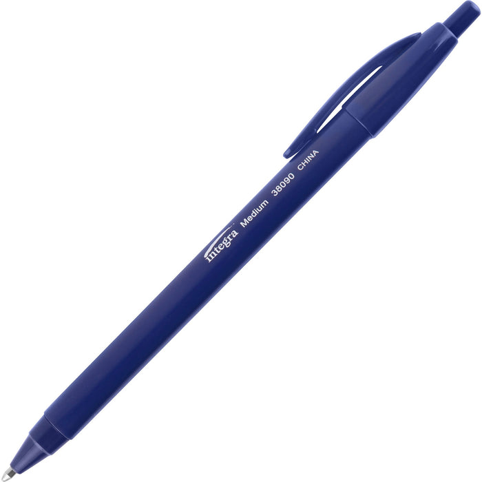 Integra Triangular Barrel Retractable Ballpnt Pens - ITA38090