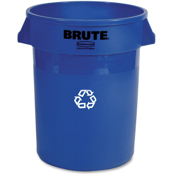 Rubbermaid Commercial Brute 32-Gallon Vented Recycling Container - RCP263273