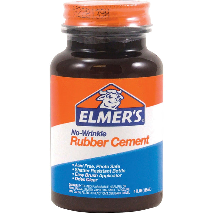 Elmer's ROSS 4 oz Bottle Rubber Cement with Brush - EPIE904