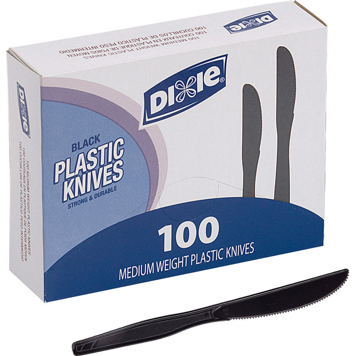 Dixie Medium-weight Disposable Knives Grab-N-Go by GP Pro - DXEKM507