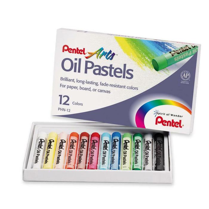 Pentel Arts Oil Pastels - PENPHN12