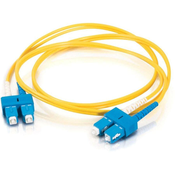 C2G-4m SC-SC 9/125 OS1 Duplex Singlemode PVC Fiber Optic Cable - Yellow - CGO37487