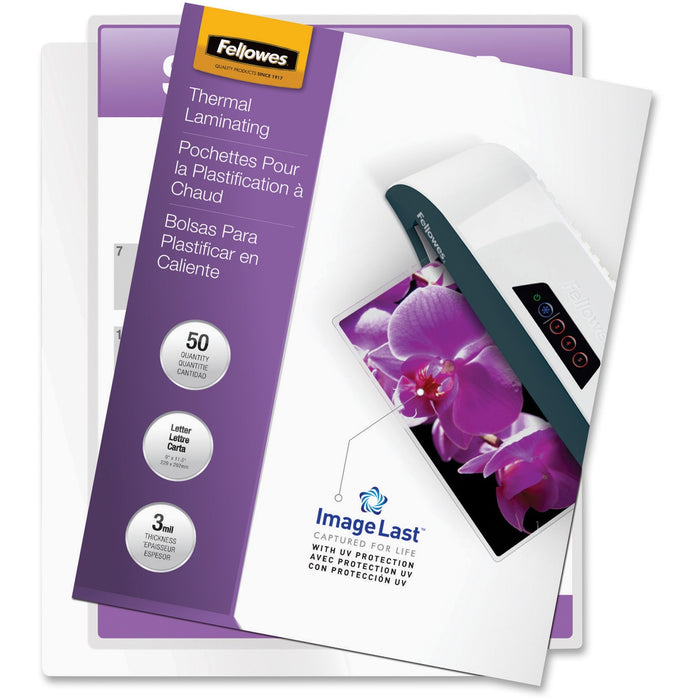 Fellowes ImageLast Thermal Laminating Pouches - FEL52225