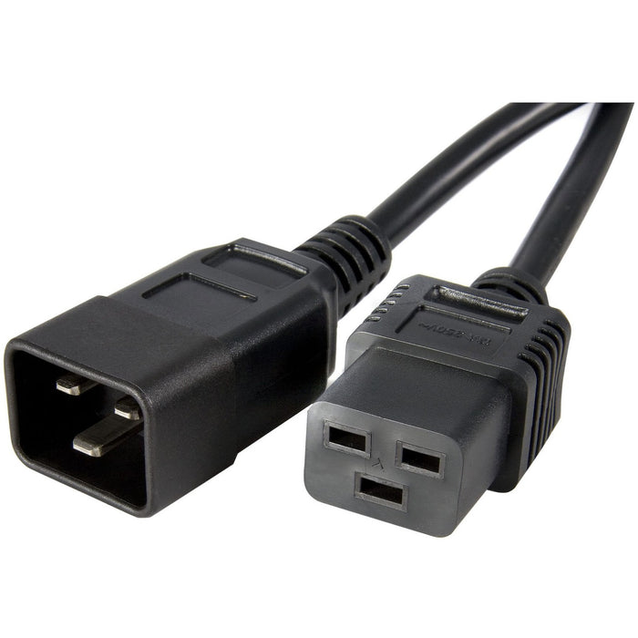 StarTech.com Computer Power Cord - C19 to C20 - AC Power Cord - 6 ft - STCPXTC19C206