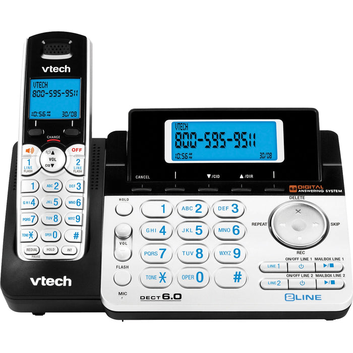 VTech DS6151 DECT 6.0 Cordless Phone - Silver - VTEDS6151