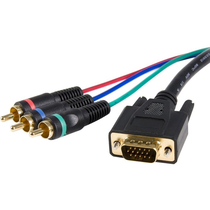 StarTech.com Cable adapter - RCA breakout - HD15 (m) - component (f) - 3 ft - STCHD15CPNTMM3