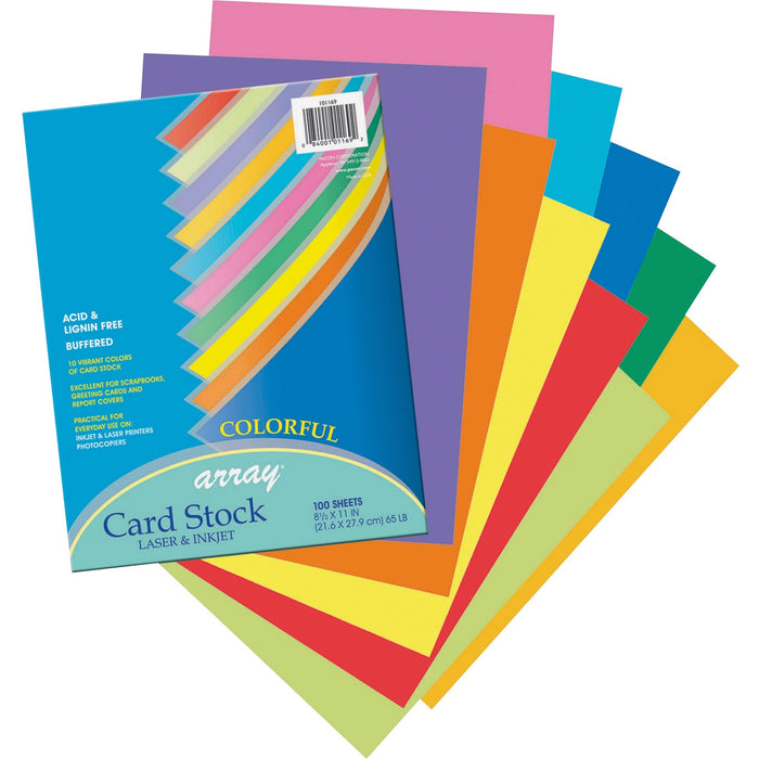 Pacon Colorful Card Stock Sheets - PAC101169