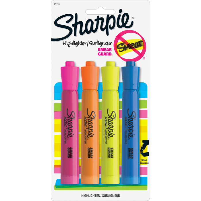 Sharpie Tank Style Accent Highlighters - SAN25174PP