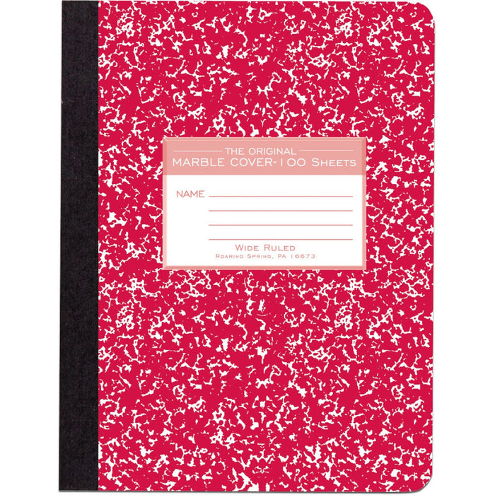 Roaring Spring Wide Ruled Hard Cover Composition Book - ROA77229