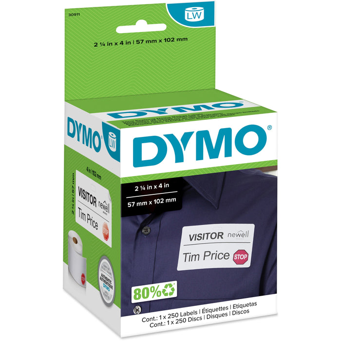 Dymo LabelWriter Time-expire Name Badge Labels - DYM30911