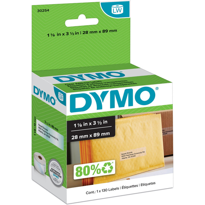 Dymo Clear Address Labels - DYM30254
