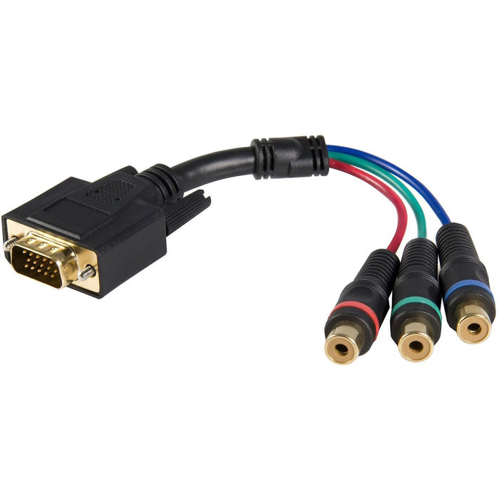 StarTech.com Cable adapter - RCA breakout - HD15 (m) - component (f) - 6in - STCHD15CPNTMF