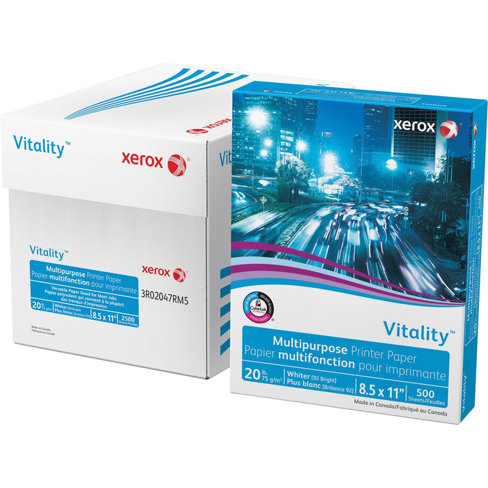 Xerox Vitality Multipurpose Printer Paper - White - XER3R02047 Xerox Corporation