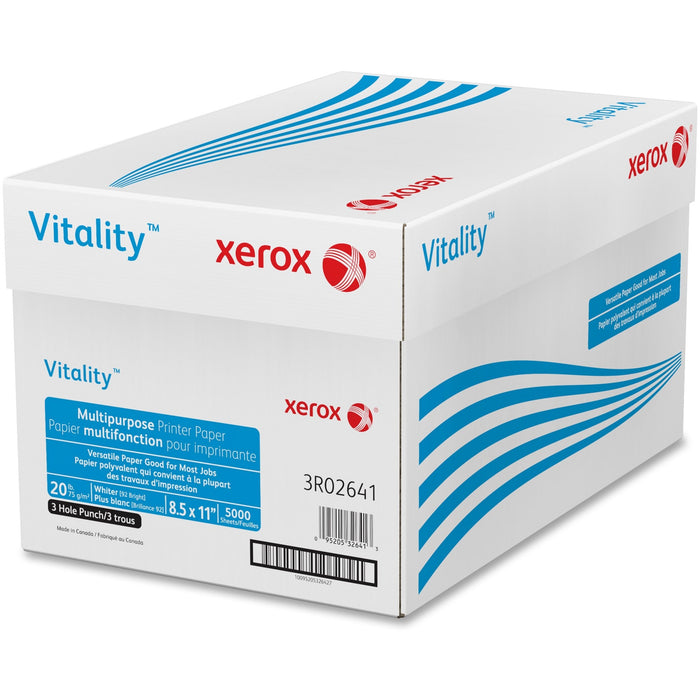 Vitality 3-Hole Punched Inkjet Print Copy & Multipurpose Paper - XER3R02641