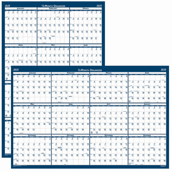 House of Doolittle Write-on Laminated Wall Planner - HOD3960