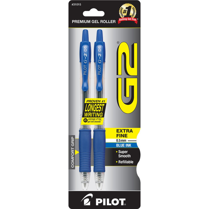 Pilot G2 Retractable Gel Ink Rollerball Pens - PIL31015