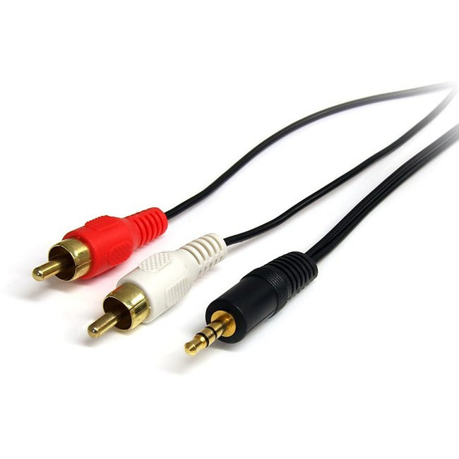StarTech.com - Stereo Audio cable - RCA (M) - mini-phone stereo 3.5 mm (M) - 1.8 m - STCMU6MMRCA