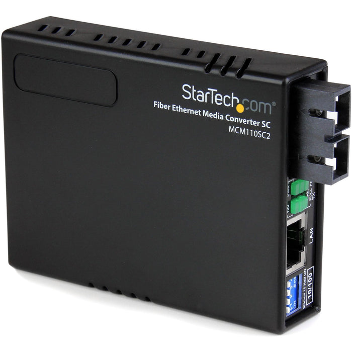 StarTech.com 10/100 Fiber to Ethernet Media Converter Multi Mode SC 2 km - STCMCM110SC2