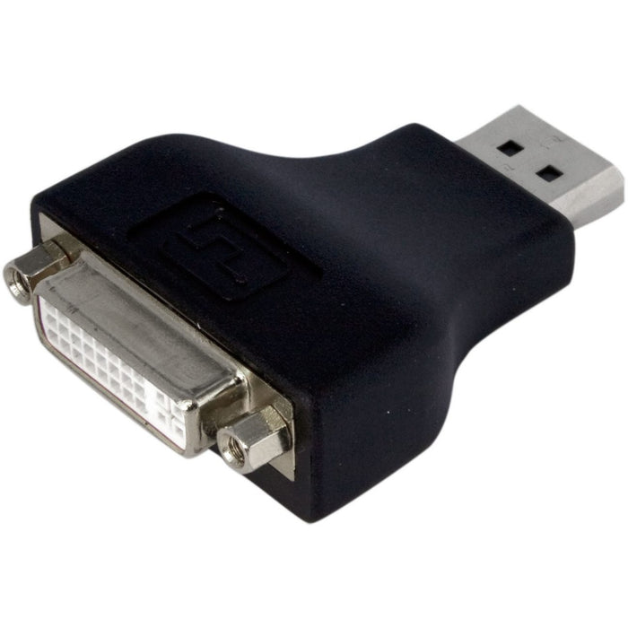 StarTech.com Compact DisplayPort to DVI Adapter, DP 1.2 to DVI-D Adapter/Video Converter 1080p, DP to DVI Monitor, Latching DP Connector - STCDP2DVIADAP