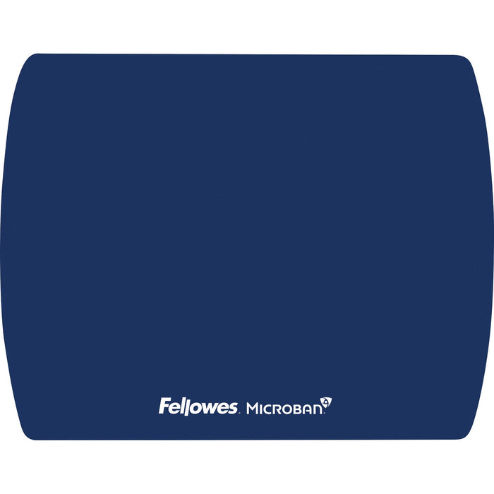 Fellowes Microban&reg; Ultra Thin Mouse Pad - Blue - FEL5908001