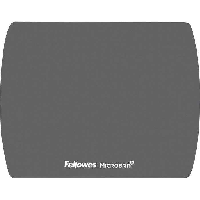 Fellowes Microban&reg; Ultra Thin Mouse Pad - Graphite - FEL5908201