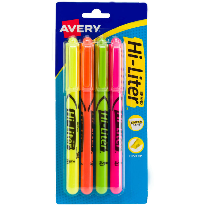 Avery&reg; Pen-Style, Assorted Colors, 4 Count (23545) - AVE23545