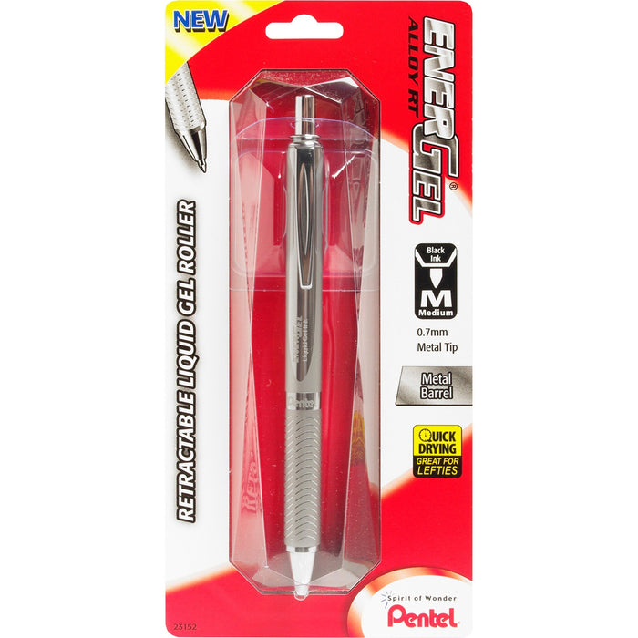 Pentel EnerGel Alloy Retractable Gel Pens - PENBL407BP