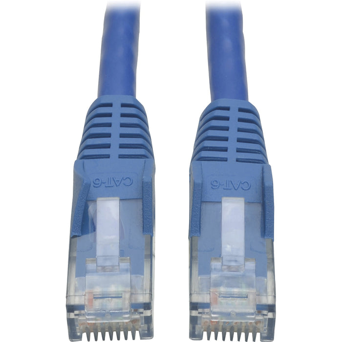 Tripp Lite Cat6 Gigabit Snagless Molded Patch Cable (RJ45 M/M) Blue, 50' - TRPN201050BL