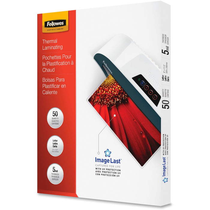 Fellowes ImageLast Jam-Free Thermal Laminating Pouches - FEL5204002