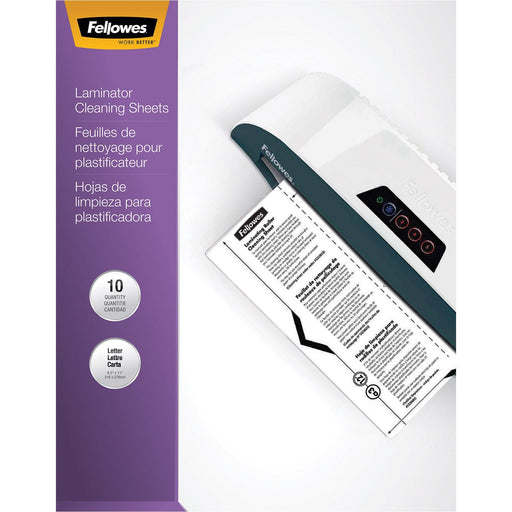 Fellowes Laminator Cleaning Sheets 10pk - FEL5320603 Fellowes, Inc.