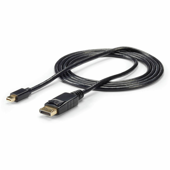 StarTech.com 6 ft Mini DisplayPort to DisplayPort 1.2 Adapter Cable M/M - DisplayPort 4k - STCMDP2DPMM6