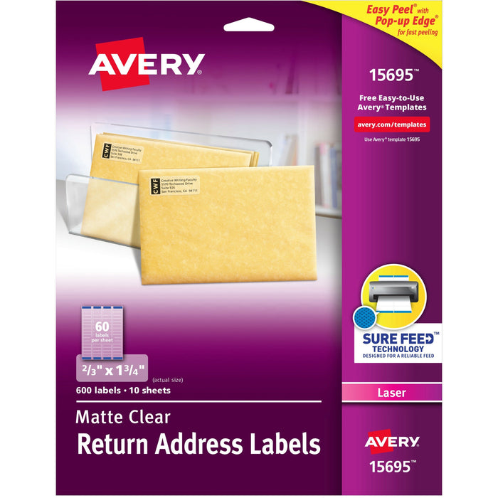 Avery&reg; Easy Peel Return Address Labels - AVE15695