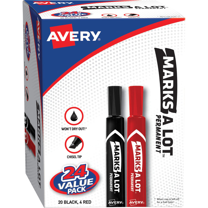 Avery&reg; Marks-A-Lot Desk-Style Permanent Markers - AVE98088