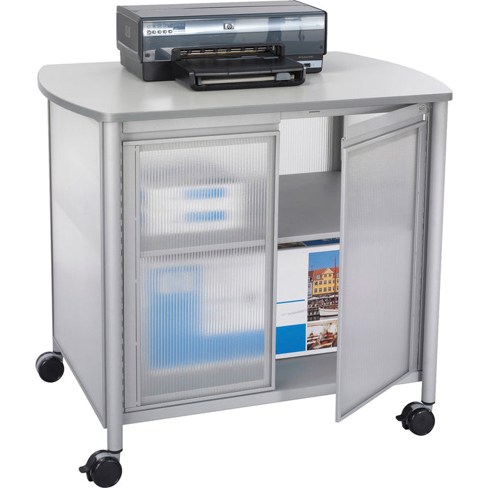 Safco Impromptu Deluxe Machine Stand with Doors - SAF1859GR
