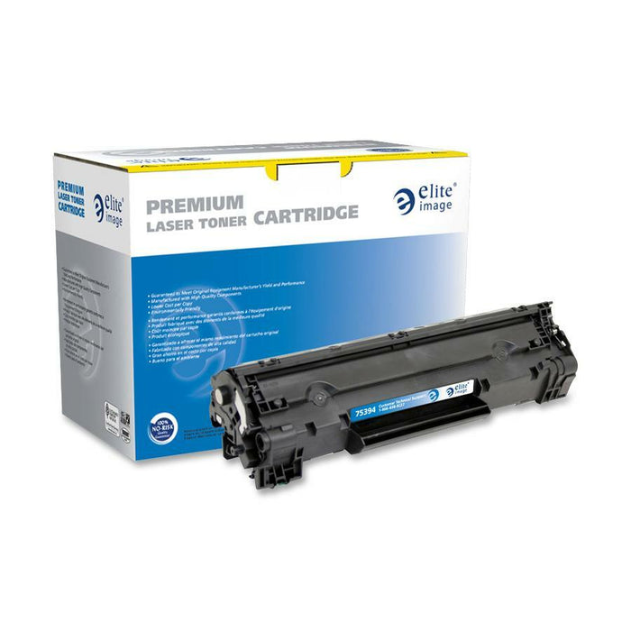 Elite Image Remanufactured Laser Toner Cartridge - Alternative for HP 35A (CB435A) - Black - 1 Each - ELI75394